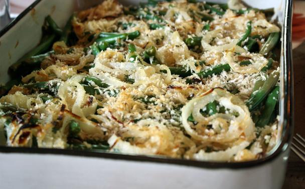 Fresh Green Bean Casserole