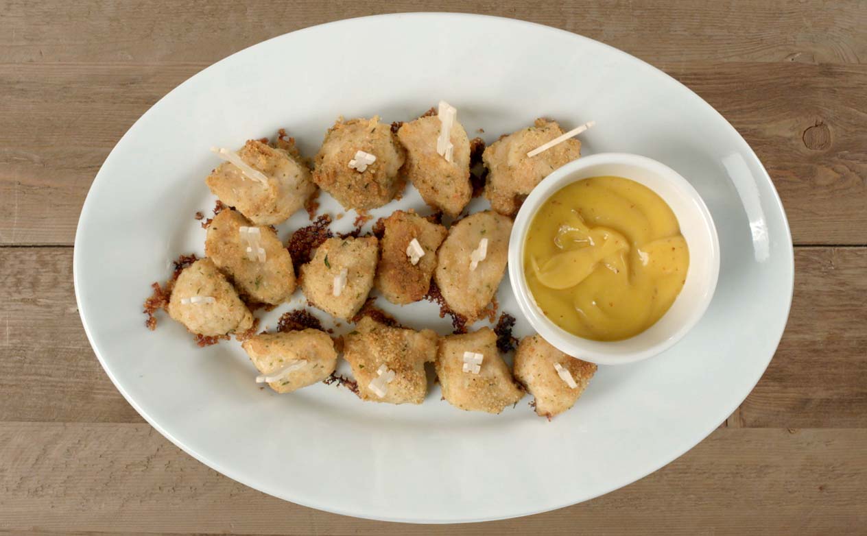 Tasty Chicken Bites with Tarragon-Mustard Sauce