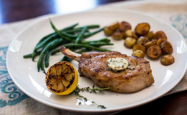 Grilled Pork Chops without the Grill