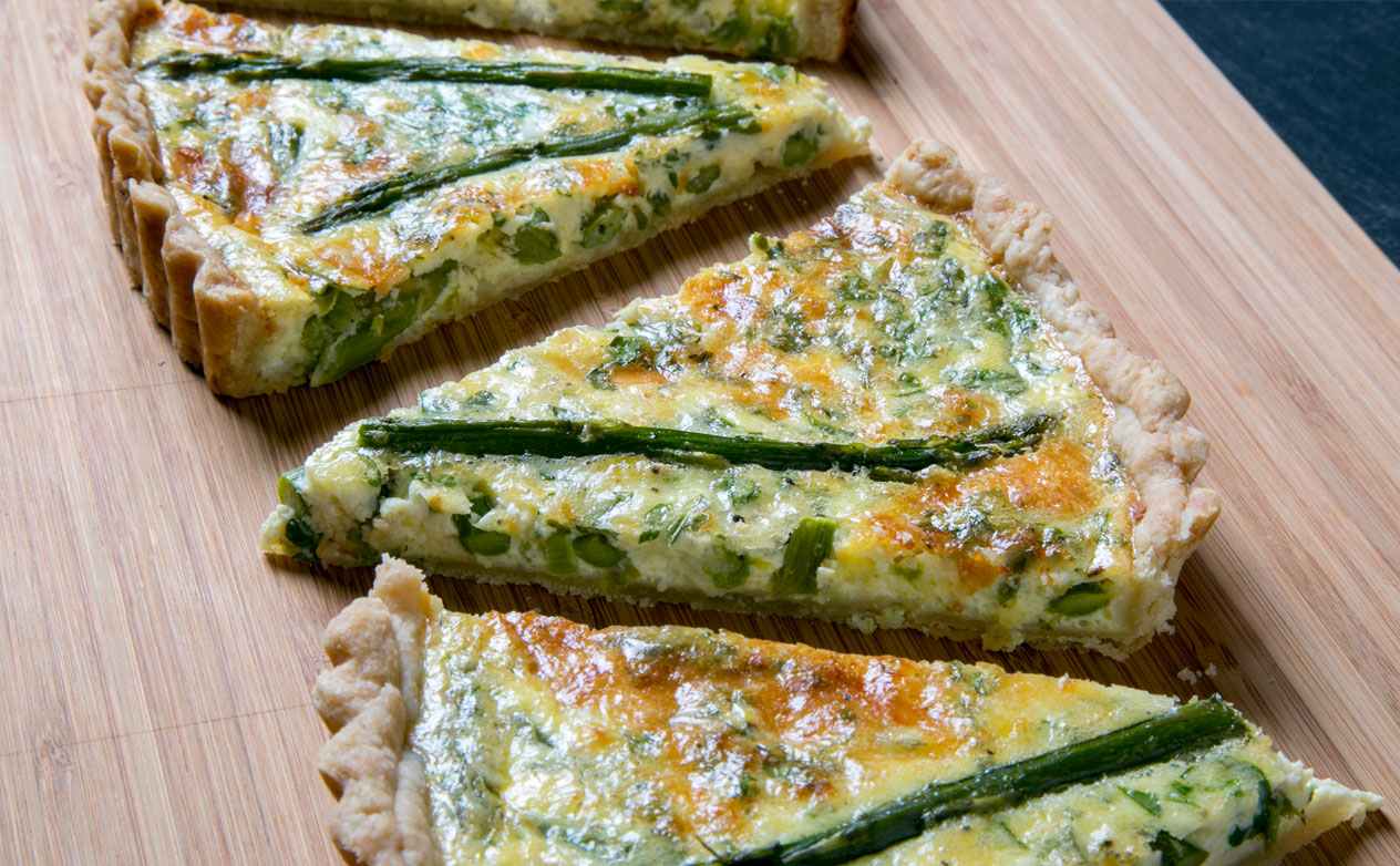 Spring Asparagus Quiche