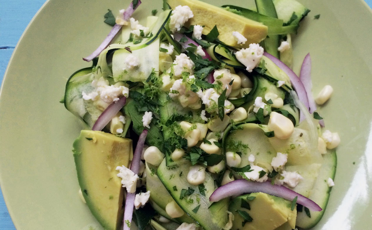 Zucchini Ribbon Salad