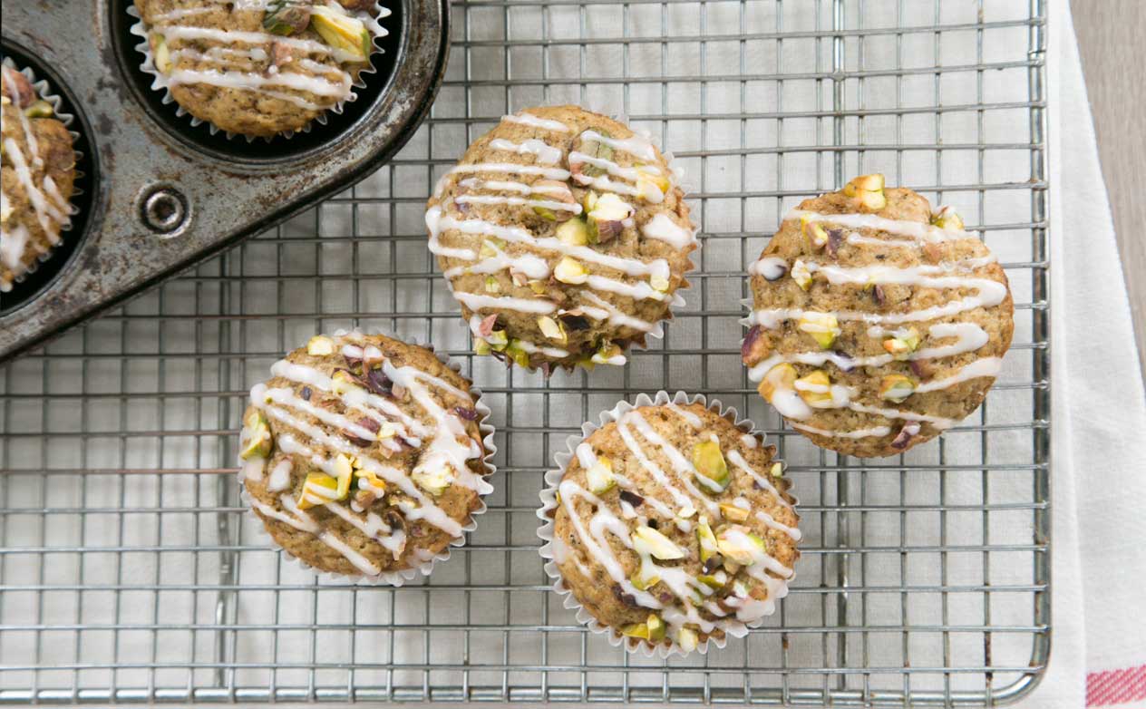 Pistachio Chai Muffins