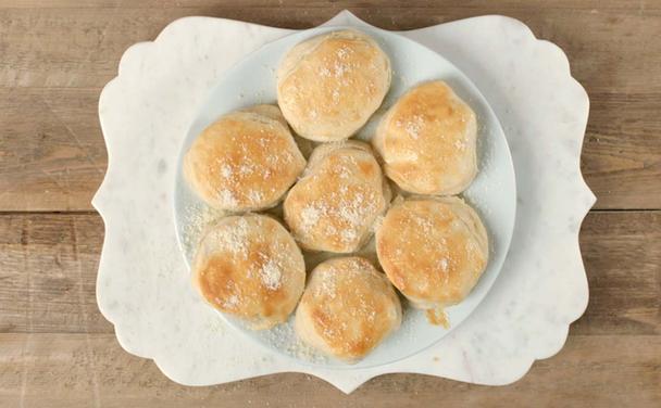 Parmesan Biscuit Pockets