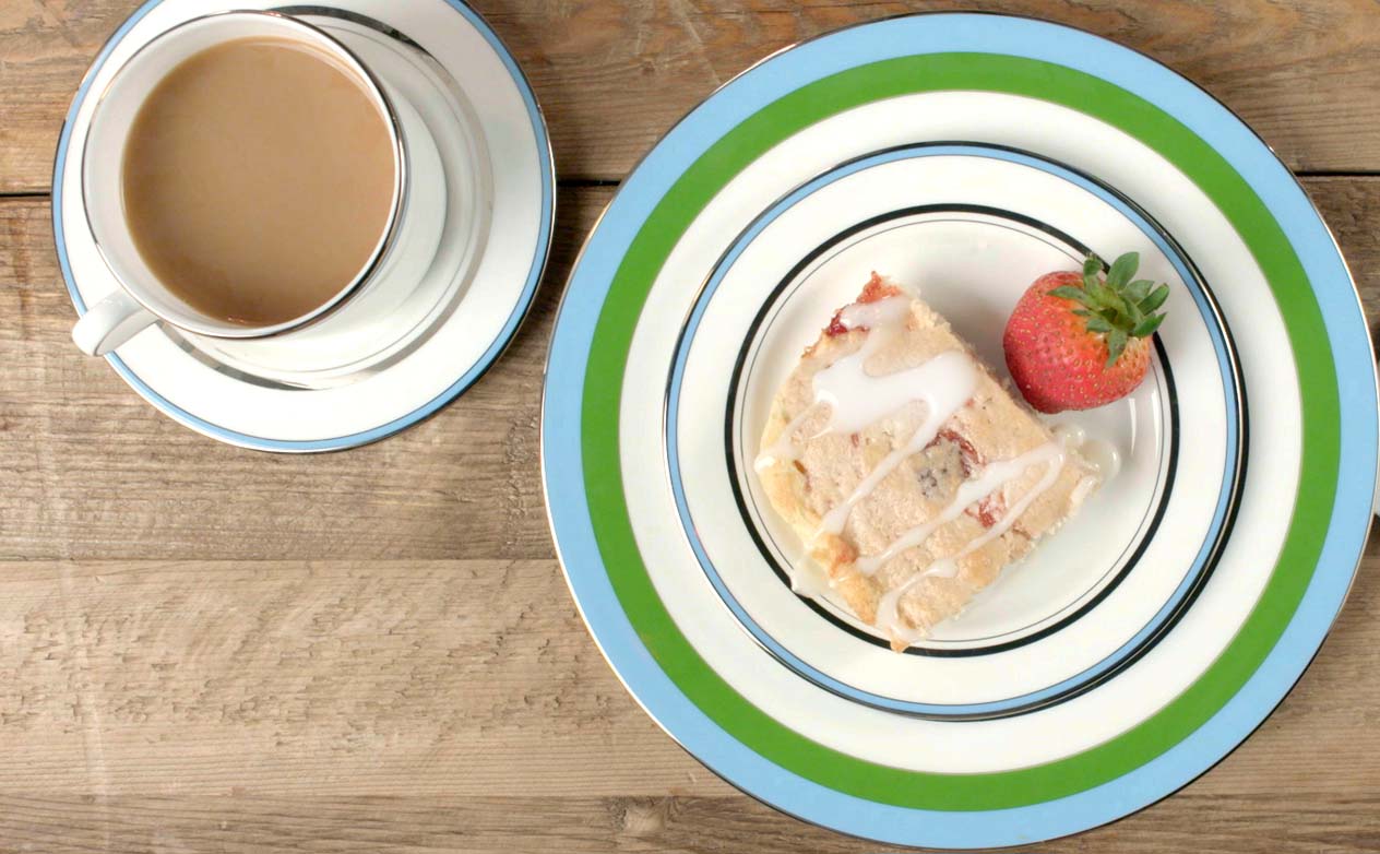 Strawberry Swirl Coffee Cake