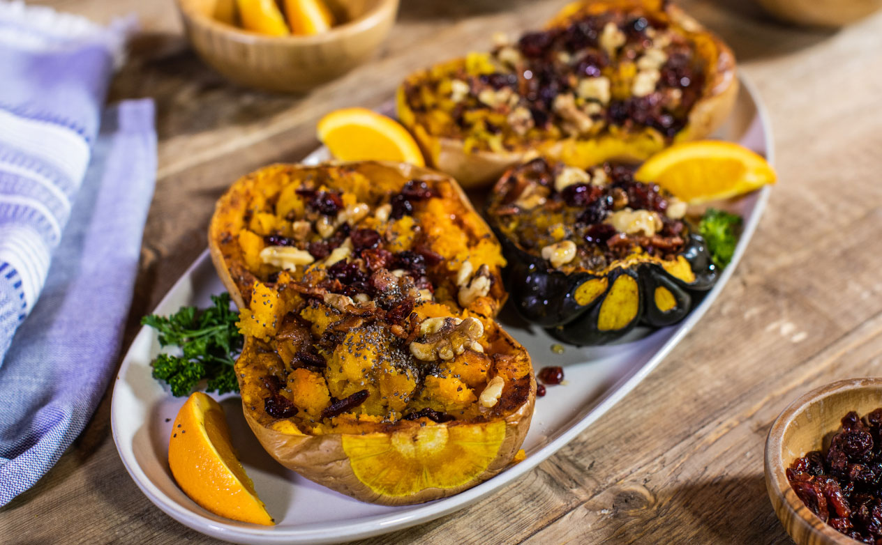 Honey Spiced Squash Bowls